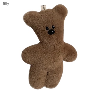 พวงกุญแจ จี้ตุ๊กตาหมีเท็ดดี้น่ารัก แบบนิ่ม เหมาะกับของขวัญ สําหรับตกแต่งกระเป๋าเด็ก