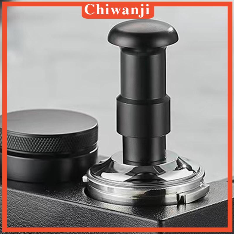 chiwanji-อุปกรณ์แทมเปอร์กดกาแฟเอสเพรสโซ่-ด้ามจับอะลูมิเนียมอัลลอย-สปริงโหลดคู่-สําหรับบาริสต้า