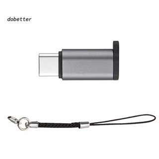 &lt;Dobetter&gt; อะแดปเตอร์สายชาร์จ Micro USB เป็น Type-C ตัวเมีย ทนทาน สําหรับสํานักงาน 8Pin