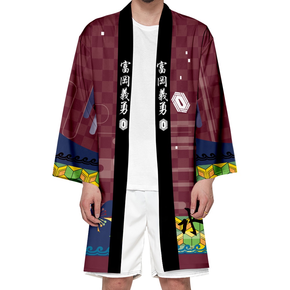 เสื้อคลุมคอสเพลย์-ชุดกิโมโน-ดาบพิฆาตอสูร-วันฮาโลวีน-ฮาโอริ-แบบยาว-สําหรับผู้ใหญ่