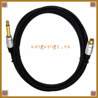 Bang RCA To 1 4 สายเคเบิ้ล 6 35 มม. Mono-Plug- Male To RCA Female เชื่อมต่ออย่างกว้างขวาง