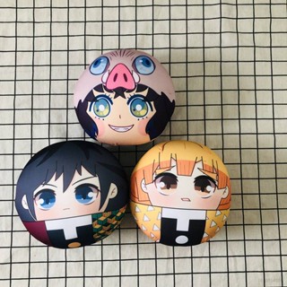 หมอนตุ๊กตาโฟม ผ้ากํามะหยี่ขนนิ่ม รูป Demon Slayer น่ารัก สําหรับตกแต่งบ้าน โซฟา
