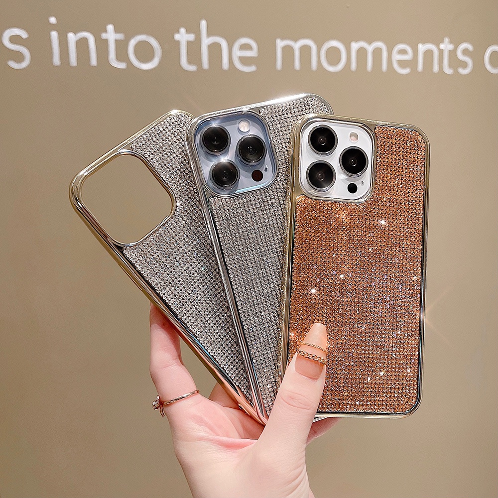 เคสโทรศัพท์มือถือ-ป้องกันฝุ่น-กันกระแทก-ลายเพชร-สวยงาม-แฟชั่น-สําหรับ-iphone-12-13-pro-max-14-11-pro-max