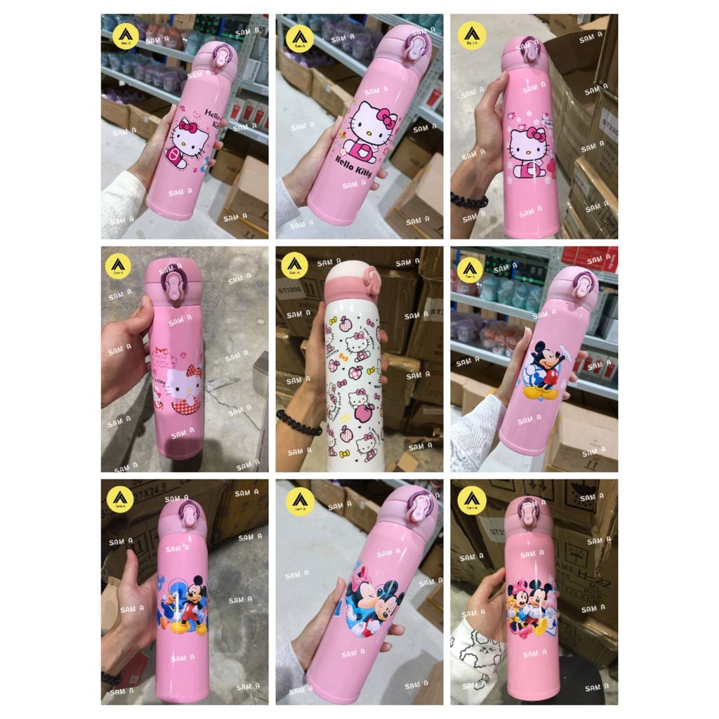 พร้อมส่ง-กระบอกน้ำ-กระบอกน้ําเก็บความเย็น-กระบอกเก็บอุณหภูมิ-500-ml-กระบอกน้ํา-เด็ก-เก็บอุณหภูมิ-bz-1503