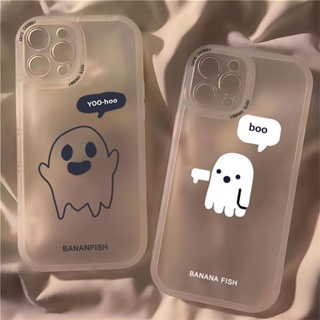Cute Little Ghost Phone Case For Iphone 11 Phone Case for Iphone12/13promax Cartoon X/XR Female 6/8/7 Plus Soft