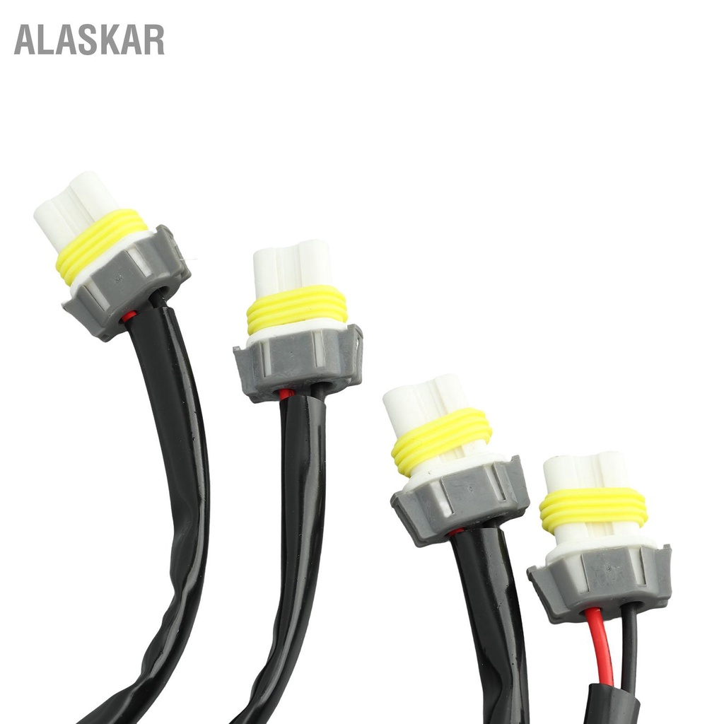 alaskar-2-pcs-ไฟหน้าสายไฟสายไฟอะแดปเตอร์-h13-9008-ชาย-9005-9006-หญิง-way-splitter-wire-adapter-สำหรับรถบรรทุกรถกระบะ-led-ปลั๊กสายไฟ