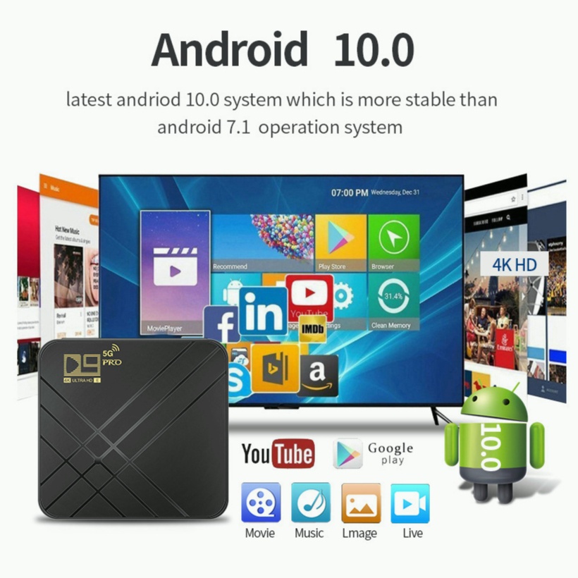 กล่องแอนดรอยด์ทีวี-d9-pro-5g-4k-android-tv-box-8gb-128g-hd-3d-2-4g-wifi-google-play-youtube-media-player