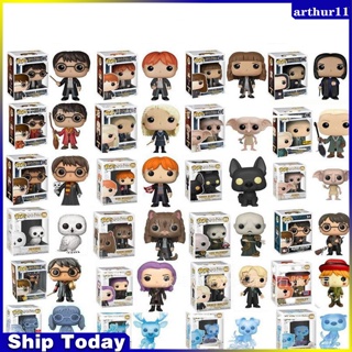 FUNKO ตุ๊กตาฟิกเกอร์ Hermione Ron Hedwig Pop Harry Potter สําหรับตกแต่งบ้าน