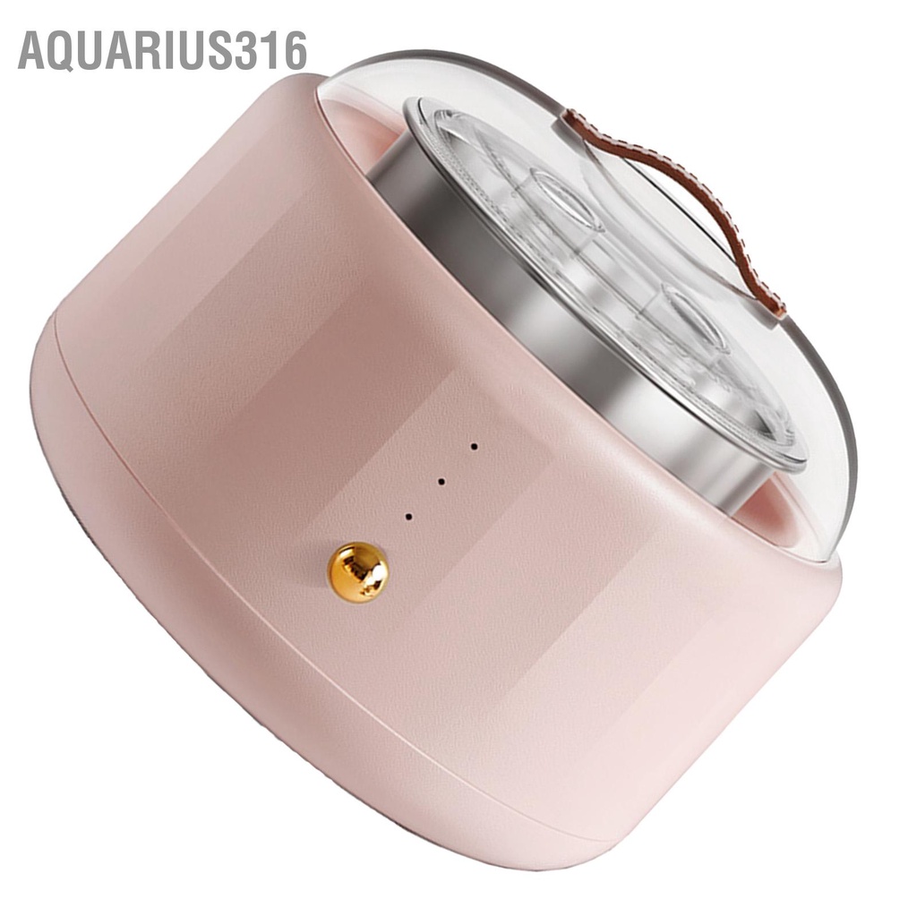 aquarius316-เครื่องทำโยเกิร์ตกรีกอัตโนมัติพร้อมหม้อซับสแตนเลสสำหรับใช้ในบ้าน