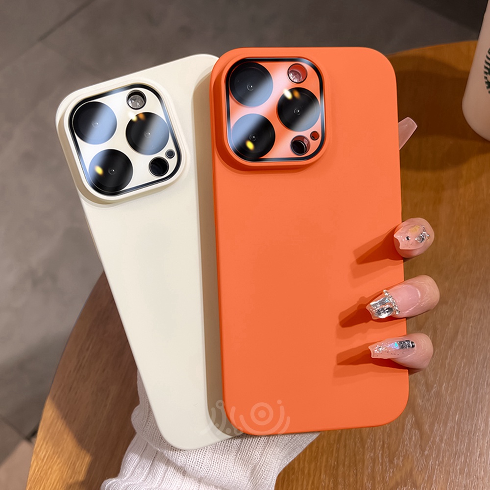 เคสโทรศัพท์มือถือ-ผิวด้าน-บางพิเศษ-ป้องกันเลนส์กล้อง-สําหรับ-iphone-12-13-14-pro-max-14-plus