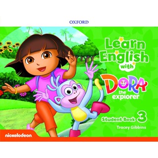 Bundanjai (หนังสือ) Learn English with Dora the Explorer 3 : Students Book (P)