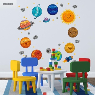 【DREAMLIFE】5 Sheets of Solar System Wall Stickers Perfect for Kids Bedrooms and Astronomy Lovers!