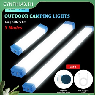 ยาว LED หลอดไฟกลางคืนแม่เหล็ก17เซนติเมตร32เซนติเมตร52เซนติเมตร USB ชาร์จไฟฉุกเฉินกลางแจ้งแบบพกพายาวแถบไฟฉุกเฉิน Cynthia
