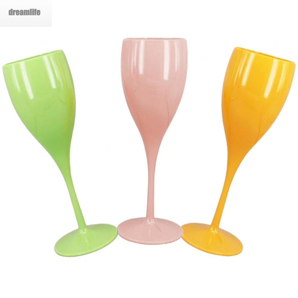 dreamlife-elegant-175ml-plastic-wine-glass-goblet-for-cocktails-and-champagne-brand-new