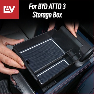 For BYD ATTO 3 กล่องเก็บของคอนโซนกลาง รักษาความเป็นระเบียบเรียบร้อย