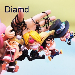 Diamd พวงกุญแจโลหะ ลายการ์ตูนอนิเมะ One Piece สําหรับห้อยกระเป๋า