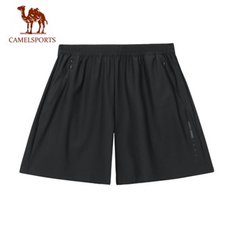 CAMEL SPORTS กางเกงวอร์มขาสั้น ขากว้าง เอวยางยืด เหมาะกับการออกกําลังกาย สไตล์สปอร์ต สําหรับผู้หญิง