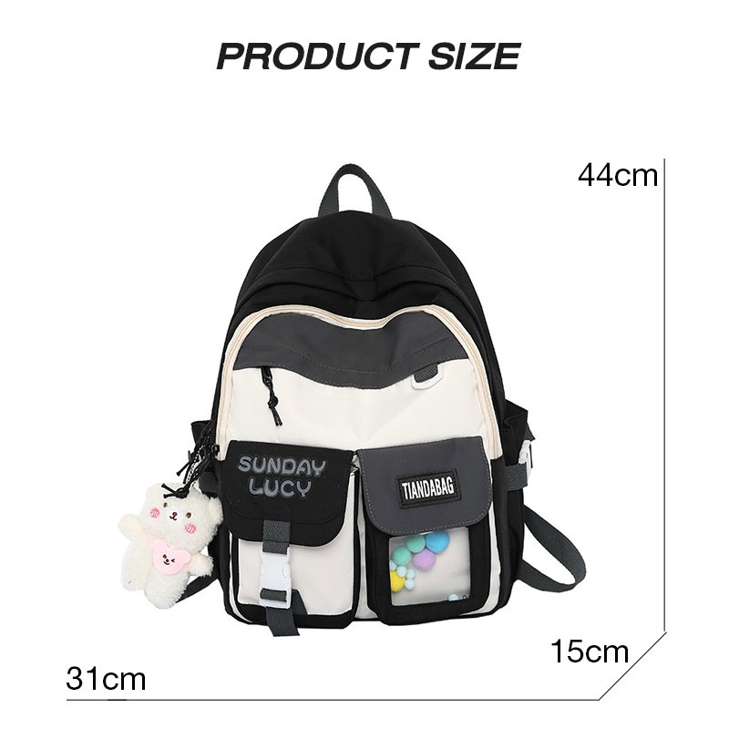 big-c-กระเป๋าเป้สไตล์เกาหลี-กระเป๋านักเรียนความจุขนาดใหญ่-กะเป๋านักเรัยน-กระเป๋านักเรียนประถม-กระเป๋านักเรียนผู้หญิง