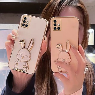 เคสซิลิโคน Tpu ลายกระต่ายน่ารัก 3D สีแคนดี้ สําหรับ Samsung Galaxy A04 A73 A53 A33 A23 A13 A91