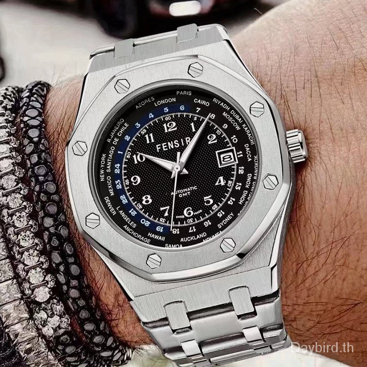 fensir-brand-watch-2040-นาฬิกาข้อมือ-สายเข็มขัดเหล็ก-ตัวเลข-หลากสี-สไตล์นักธุรกิจ-สําหรับผู้ชาย