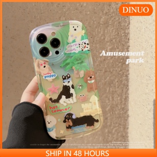 เคสโทรศัพท์มือถือ ลายสุนัขชายหาด สําหรับ Iphone 14promax 13 12 pro promax 11 DINUO