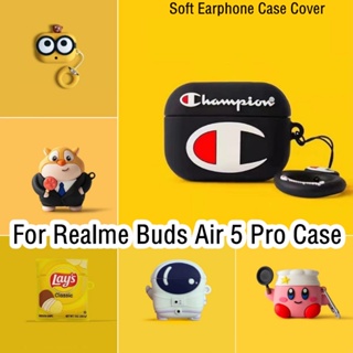 【Case Home】เคสหูฟัง แบบนิ่ม ลายการ์ตูน สําหรับ Realme Buds Air 5 Pro Realme Buds Air 5 Pro
