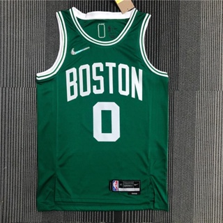 เสื้อกีฬาบาสเก็ตบอล ลายทีม Boston Celtics 0 Jayson Tatum อเนกประสงค์ สําหรับผู้ชาย 363718
