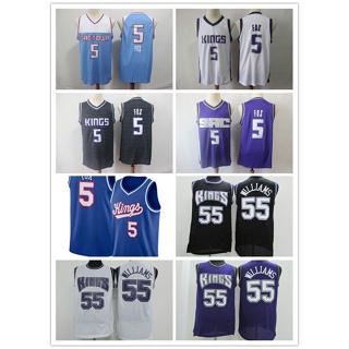 เสื้อกีฬาบาสเก็ตบอล NBA Jerseys King 55# Williams อเนกประสงค์ 435142
