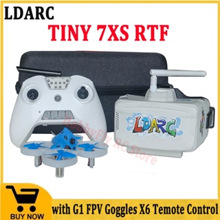 Ldarc TINY โดรนบังคับวิทยุ 7XS RTF 1S FPV BWhoop 75 มม. พร้อม G1 FPV Goggles X6