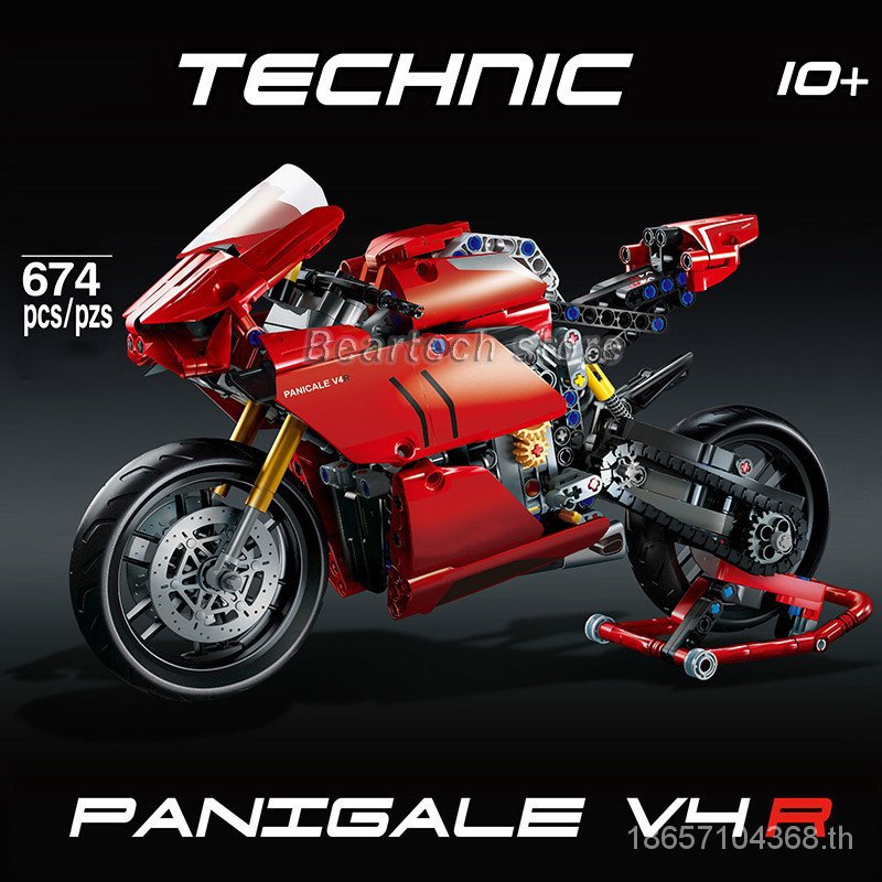 2020-ใหม่-lego-42107-technic-ducatis-panigale-v4-r-โมเดลรถมอเตอร์ไซด์-ของเล่นสําหรับเด็ก