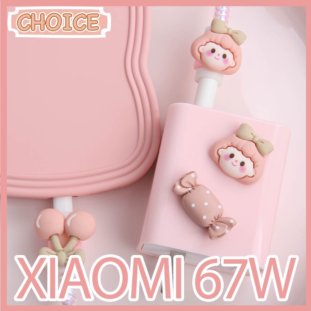 เคส-tpu-นิ่ม-ป้องกันสายชาร์จ-usb-type-c-สีแคนดี้-สําหรับ-xiaomi-redmi-note-11-12-13-pro-k60-k50-67w