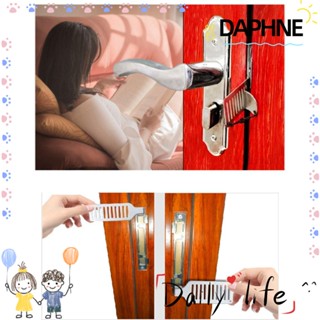 Daphne ที่ล็อคประตูสแตนเลสแบบพกพาป้องกันการโจรกรรมเพื่อความปลอดภัย