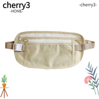Cherry3 กระเป๋าคาดเอว อุปกรณ์กีฬากลางแจ้ง ป้องกันการโจรกรรม ใกล้เคียงกับร่างกาย กระเป๋ากีฬา