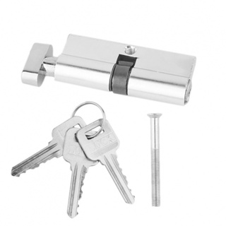 Lock Cylinder Keys Kit Multi-way Lock Silver Thumb Turn Aluminum Anti Pick