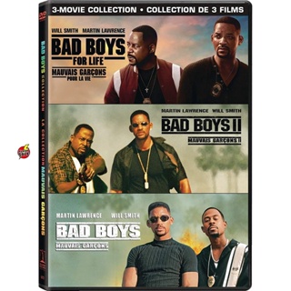 DVD ดีวีดี BAD BOYS แบดบอยส์ คู่หูขวางนรก ภาค 1-3 DVD Master เสียงไทย (เสียง ไทย/อังกฤษ ซับ ไทย/อังกฤษ) DVD ดีวีดี