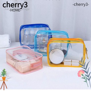 Cherry3 กระเป๋าเครื่องสําอาง PVC แบบใส