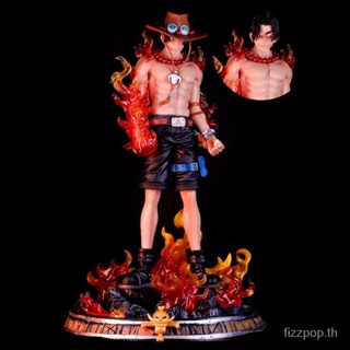 [Spot] One piece GK fantasy ace hand-made model double-headed carving large huoquan ace decoration gift wholesale 2L56