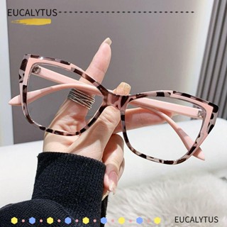Eutus แว่นตา ทรงสี่เหลี่ยม ป้องกันแสงสีฟ้า สไตล์วินเทจ สําหรับผู้ชาย และผู้หญิง
