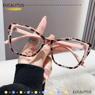 Eutus แว่นตา ทรงสี่เหลี่ยม ป้องกันแสงสีฟ้า สไตล์วินเทจ สําหรับผู้ชาย และผู้หญิง