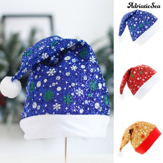 [COD]☃หมวกซานตาคลอส ผ้ากํามะหยี่ขนนิ่ม สีสันสดใส เข้ากับทุกการแต่งกาย สไตล์คริสต์มาส ฤดูใบไม้ร่วง ฤดูหนาว