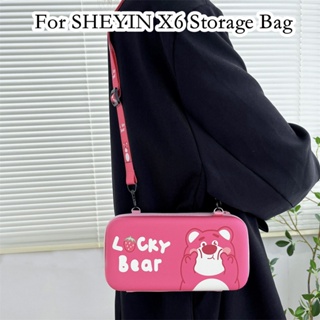 【จัดส่งรวดเร็ว】กระเป๋าเก็บหูฟัง ลายการ์ตูนปิกาจูน่ารัก สําหรับ SHEYIN X6 SHEYIN X6