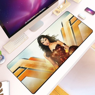 แผ่นรองเมาส์ พิมพ์ลาย Wonder Woman HD กันลื่น Xxl90X40 ซม. สําหรับคอมพิวเตอร์ตั้งโต๊ะ