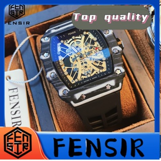 Fensir FENSIR พร้อมส่ง ใหม่ นาฬิกาข้อมือควอตซ์แฟชั่น สายซิลิโคน รูปมงกุฎ สไตล์ยุโรป อเมริกัน สําหรับเล่นกีฬา