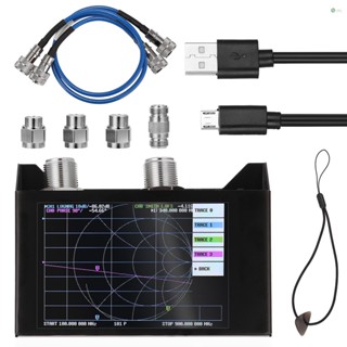 [พร้อมส่ง] เครื่องวิเคราะห์เครือข่ายเวกเตอร์ หน้าจอสัมผัส 4.0 นิ้ว 3G SAA-2N HF VHF พร้อมเสาอากาศเหล็ก