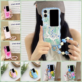 เคสโทรศัพท์มือถือ ฝาพับ พร้อมสายคล้อง สําหรับ OPPO Find N2 Flip Premium N2Flip