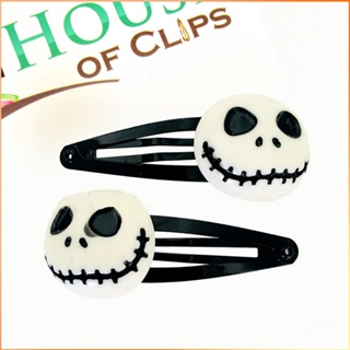 Creative Helloween สยองขวัญยิ้ม Skull Hairpin อุปกรณ์เสริมผม Vampire Party ตกแต่ง -FE