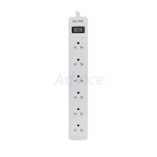 Power Bar GLINK GLS-206 (5M) White