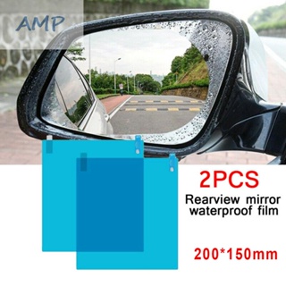 ⚡NEW 8⚡Anti-Fog Film Sticker Rearview Mirror Waterproof Protective Anti-glare