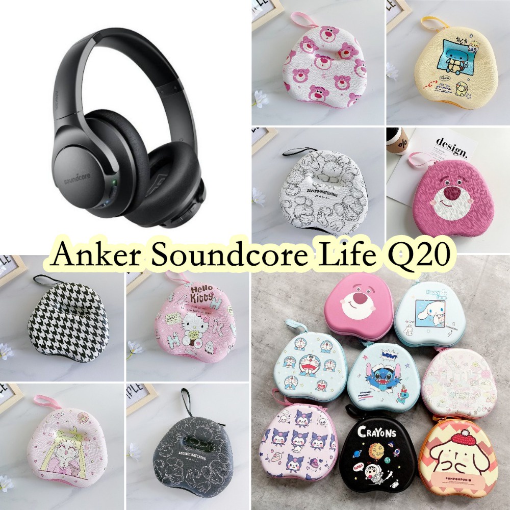 จัดส่งด่วน-เคสหูฟัง-ลายการ์ตูน-สําหรับ-anker-soundcore-life-q20-soundcore-life-q20