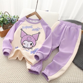 Girls and boys 2023 new spring and autumn cotton childrens sweater suit childrens clothes autumn clothes for older girls
